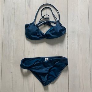 New! billabong teal bikini set